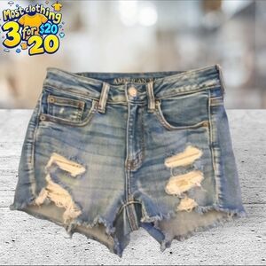 American eagle next level stretch high rise shortie size 2